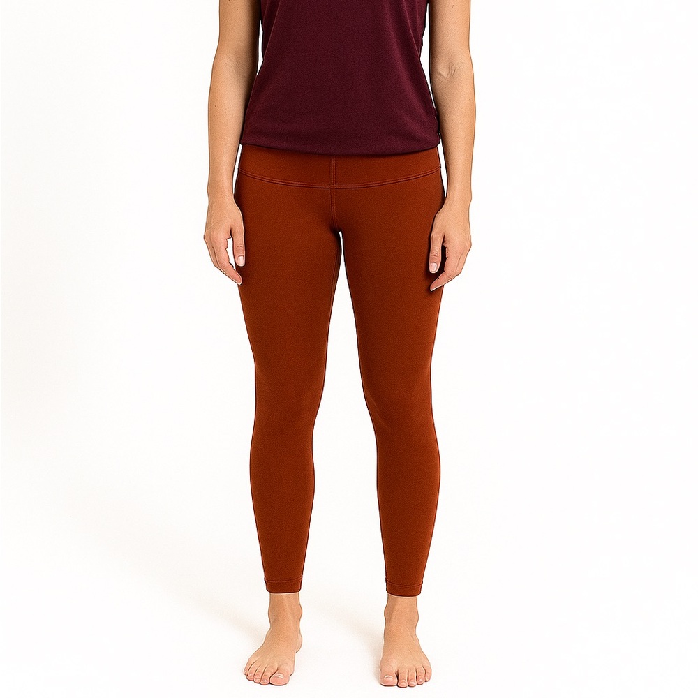 RBX Burnt Red Size Medium High-Rise Leggings.